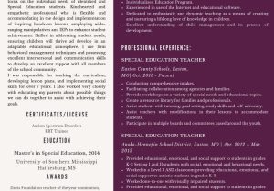 Sample Resumes for Special Education Teachers with Experience Special Education Teacher Resume Samples & Templates [pdflancarrezekiqdoc …