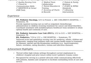 Sample Rn Resume 1 Year Experience Nurse Resume Sample Monster.com