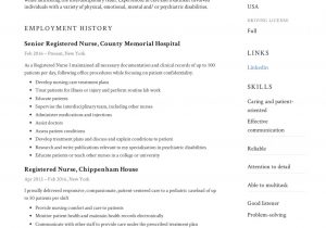 Sample Rn Resume 1 Year Experience Registered Nurse Cv Sample October 2021