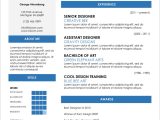 Sample Single Page Senior Management Resume Free One-page Resume Templates [free Download]