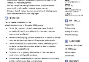 Sample Skills In Resume for Call Center Agent Call Center Representative Resume Samples & Writing Guide