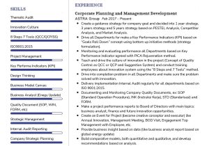 Sample Skills to Put On A Resume for Strategic Planner Corporate Planning Cv Example 2022 Writing Tips – Resumekraft