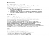 Sample soccer Resume for College Coaches Arsenal soccer Schools Coaching Jobs