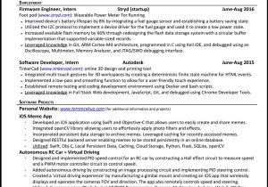 Sample software Engineer Resume Multiple Projects How to Write A Killer software Engineering RÃ©sumÃ©