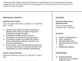 Sample Special Education Student Teacher Resume Special Education Teacher Resume Examples In 2022 – Resumebuilder.com