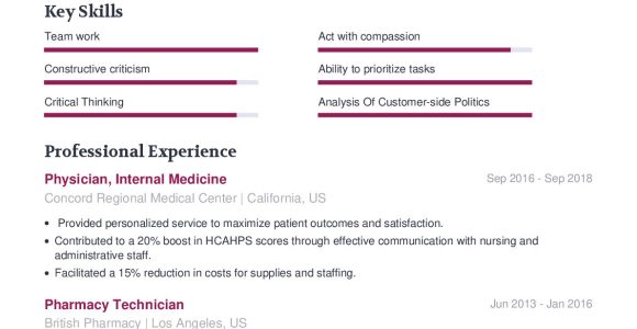 Sample Stanford Institute Of Medicine Resume Student Doctor Resume Example with Content Sample Craftmycv