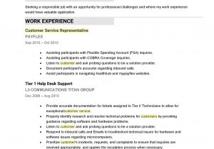 Sample Summary for Resume for Customer Service 30 Customer Service Resume Examples Templatelab
