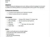 Sample Summary for Resume for Freshers 16 Resume Templates for Freshers Pdf Doc