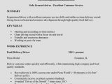 Samples Of Driving Resume with Cash Collection How to Write A Delivery Driver Resume (with Examples) -the Jobnetwork
