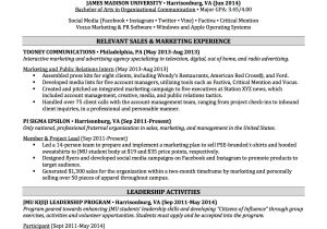Samples Of Entry Level Marketing Resumes How to Make A Great Resume with No Experience topresume