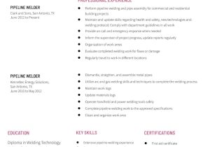 Samples Of Entry Level Welding Resumes Welder Resume Examples In 2022 – Resumebuilder.com