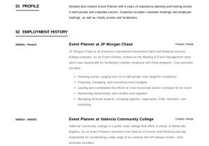 Samples Of Functional Chronological Combination Resumes for event Planners Guide: event Planner Resume 12 Templates Pdf 2022