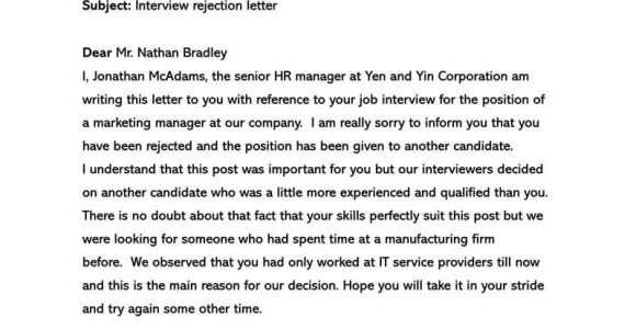 Samples Of Good Application Resume Rejection Letters 30 Best Polite Job Rejection Letter Samples (guidelines)