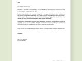 Samples Of Good Application Resume Rejection Letters Rejection Letter Templates – format, Free, Download Template.net