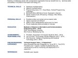 Samples Of Good Resume for Fresh Graduates Sample Resume formats for Fresh Graduates