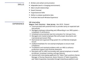 Samples Of Hr Internship Resume In India Hr Internship Resume Example 2022 Writing Tips – Resumekraft