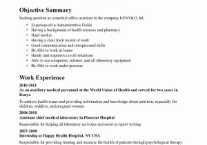 Samples Of Medical Office assistant Resumes Medical assistant Resume Objective Examples Inspirational Resume …