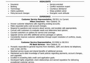 Samples Of Objectives for A Resume In Customer Service Customer Service Call Center Resume Objective Customer