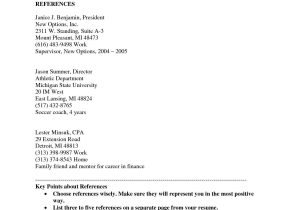 Samples Of Reference List for Resume Resume Reference List Example Resume References, Reference Page …