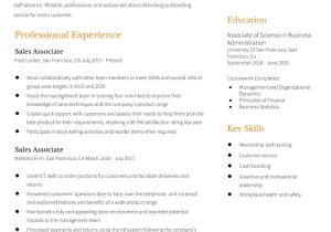 Samples Of Resume for Sales associate Senior Sales associate Resume Examples In 2022 – Resumebuilder.com