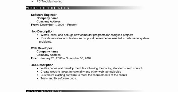 Sap Basis Sample Resume for 3 Years Experience 3 Year Experience Resume format Resume Templates