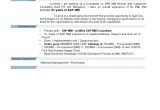 Sap Mm Sample Resume 3 Years Experience Sap Mm Module Resume with 3 Years Experience