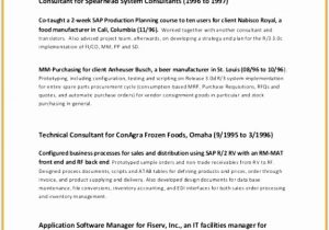 Sap Project Manager Resume Sample Doc 8 associate Project Manager Sample Resume Ekpkcn