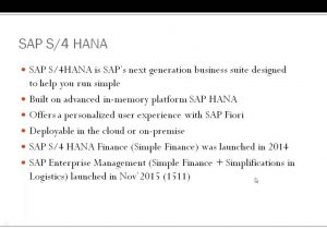 Sap S4 Hana Simple Logistics Sample Resume Sap S4 Hana Simple Logistics Demo Session