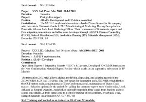 Scheduling Agreements In Sap Sd Sample Resumes Sap Sample Resumes