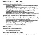 School Bus Driver Resume Sample Doc School Bus Driver Resume Sample & Writing Tips