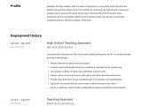 School District Resume Sample Special Education assistant Teaching assistant Resume & Writing Guide  12 Templates Pdf