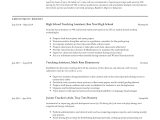 School District Resume Sample Special Education assistant Teaching assistant Resume & Writing Guide  12 Templates Pdf