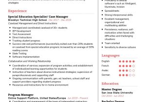 School District Resume Sample Special Education Education Specialist Resume Example 2021 Writing Guide – Resumekraft