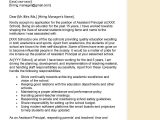 School Principal Resume Cover Letter Sample assistant Principal Cover Letter Examples – Qwikresume