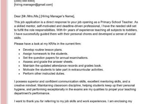 School Teacher Resume Cover Letter Sample Primary School Teacher Cover Letter Examples – Qwikresume School Teacher Resume Cover Letter Sample Primary School Teacher Cover Letter Examples – Qwikresume