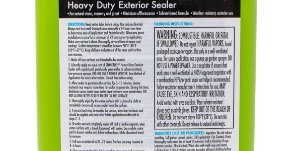 Sealer for Arc Lamps Sample Resume Stonetech Heavy Duty Exterior Sealer, 1 Quart/32 Oz (946ml) Bottle