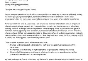 Secretary Cover Letter for Resume Samples Secretary Cover Letter [sample for Free Download]