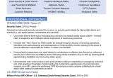 Security Guard Resume Examples and Samples Security Guard Resume Template