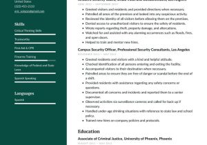 Security Officer Job Description Sample Resume Security Guard Resume Examples & Writing Tips 2022 (free Guide)
