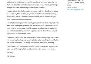 Security Officer Resume Cover Letter Sample Security Guard Cover Letter Examples & Expert Tips [free] Â· Resume.io