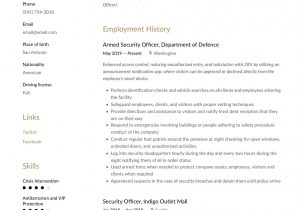 Security Officer Resume Examples and Samples Security Ficer Resume & Writing Guide