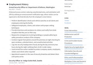 Security Officer Resume Examples and Samples Security Ficer Resume & Writing Guide