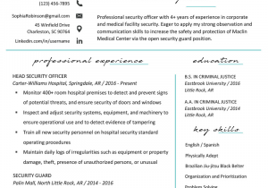 Security Officer Resume Examples and Samples Security Guard Resume Sample & Writing Tips