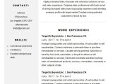 Select A Vision Glasses Merchandiser Resume Samples Free Download Resume Templates In Wps Office Wps Office Academy
