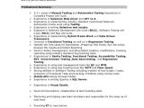 Selenium Sample Resume for 3 Years Experience Selenium Resume