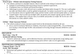 Selenium with Net Sample Resume for 3 Years Experience Need Help Making A Good Resume for Jr .net Developer/ Test …