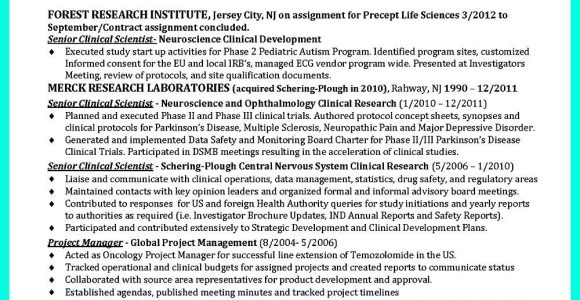 Senior Clinical Research associate Resume Sample Clinical Research associate Resume Objectives are Needed to …