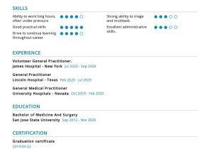 Senior Dynamics Gp Consultant Resume Samples General Practitioner Resume Sample 2022 Writing Tips – Resumekraft