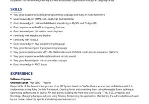 Senior Embedded software Engineer Sample Resume Senior software Engineer Resume Sample 2022 Writing Tips …