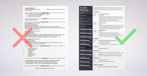 Senior Financial Analyst Salary Sample Resume Financial Analyst Resume Examples (guide & Templates)